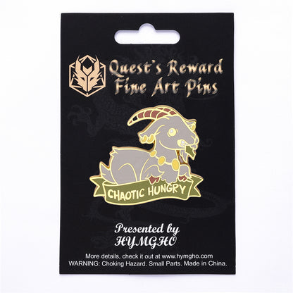Alternative Alignments Enamel Pin - Chaotic Hungry-Goat