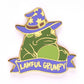 Alternative Alignments Enamel Pin - Lawful Grumpy-Toad