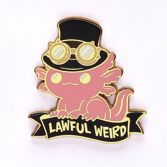 Alternative Alignments Enamel Pin - LAWFUL WEIRD - HYMGHO Dice 