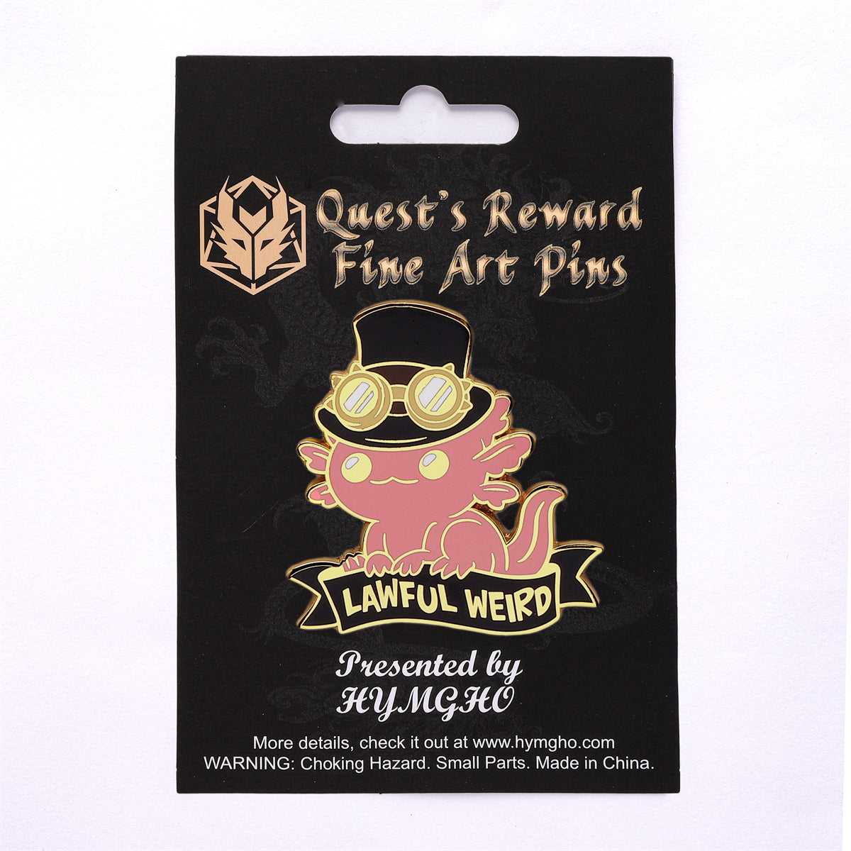 Alternative Alignments Enamel Pin - LAWFUL WEIRD - HYMGHO Dice 