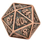Classic Ancient copper solid dragon dice - HYMGHO Dice 