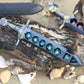 Grim Dagger Dice Case/Holder with sheath cover-Purple
