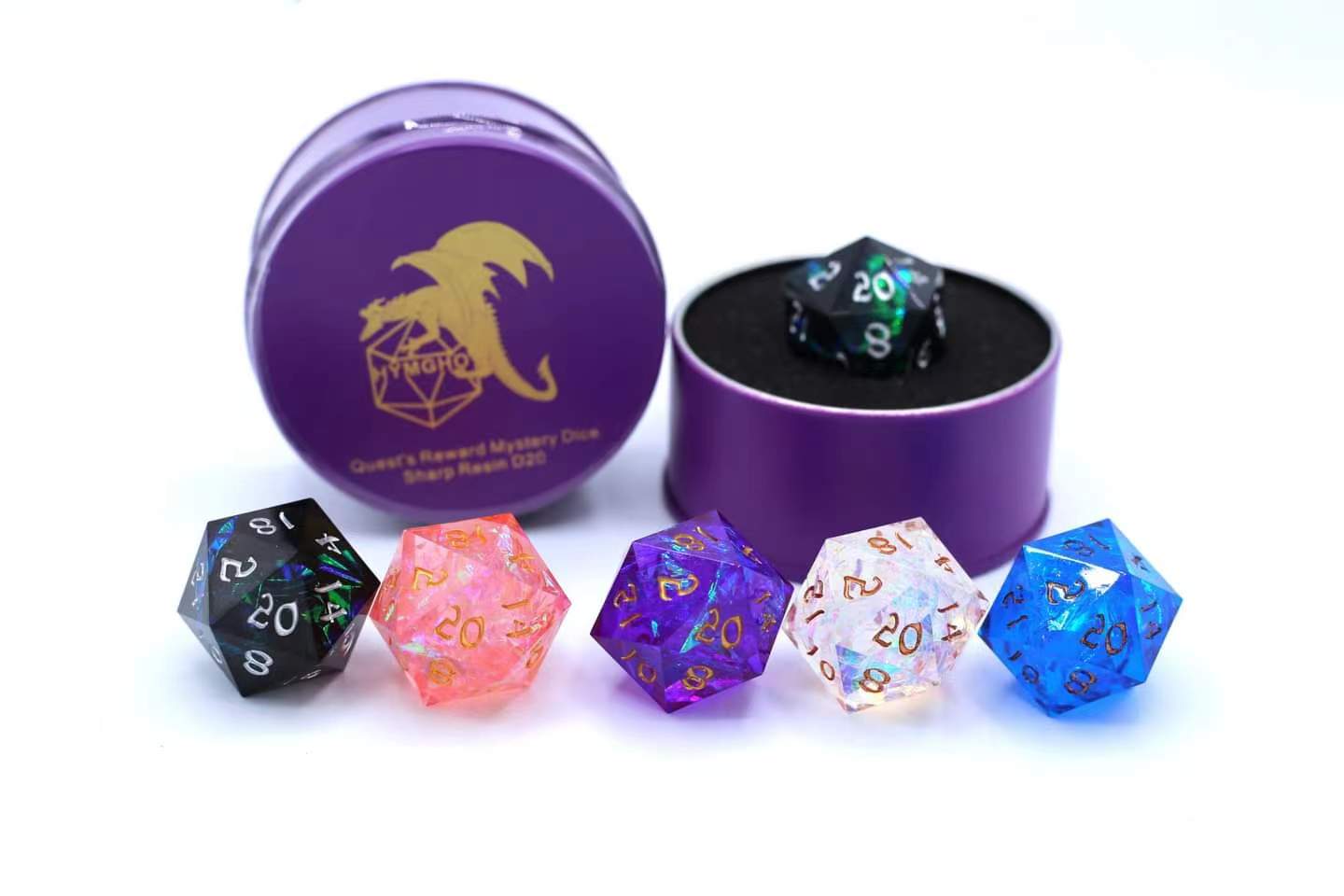 Quest's Reward Mystery Dice Sharp Resin D20