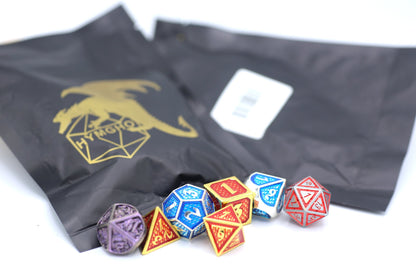 Mystery Pack Full Set Non-matching Solid Metal Dice