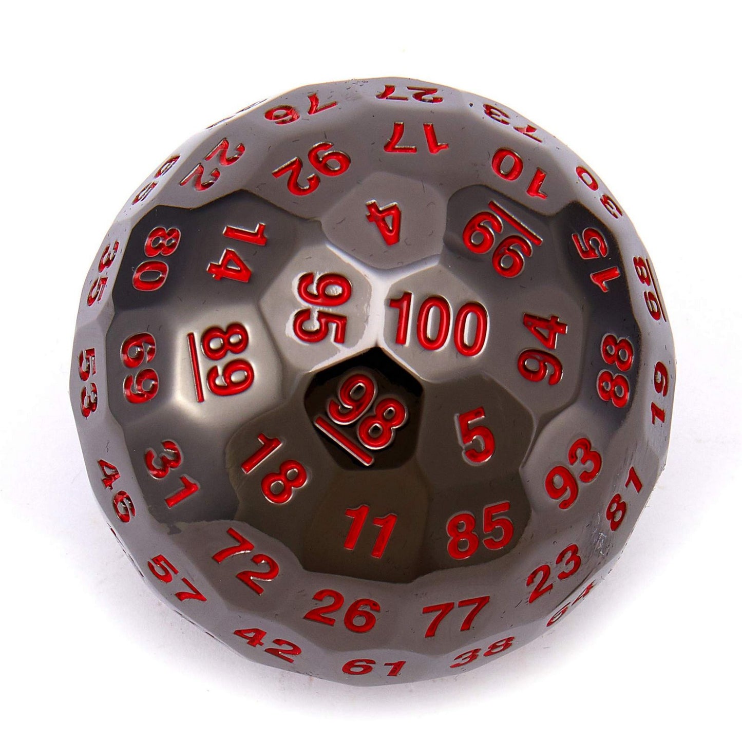 HYMGHO Titans Fist metal 100 Sided D100 die Deadly Blood color - HYMGHO Dice 