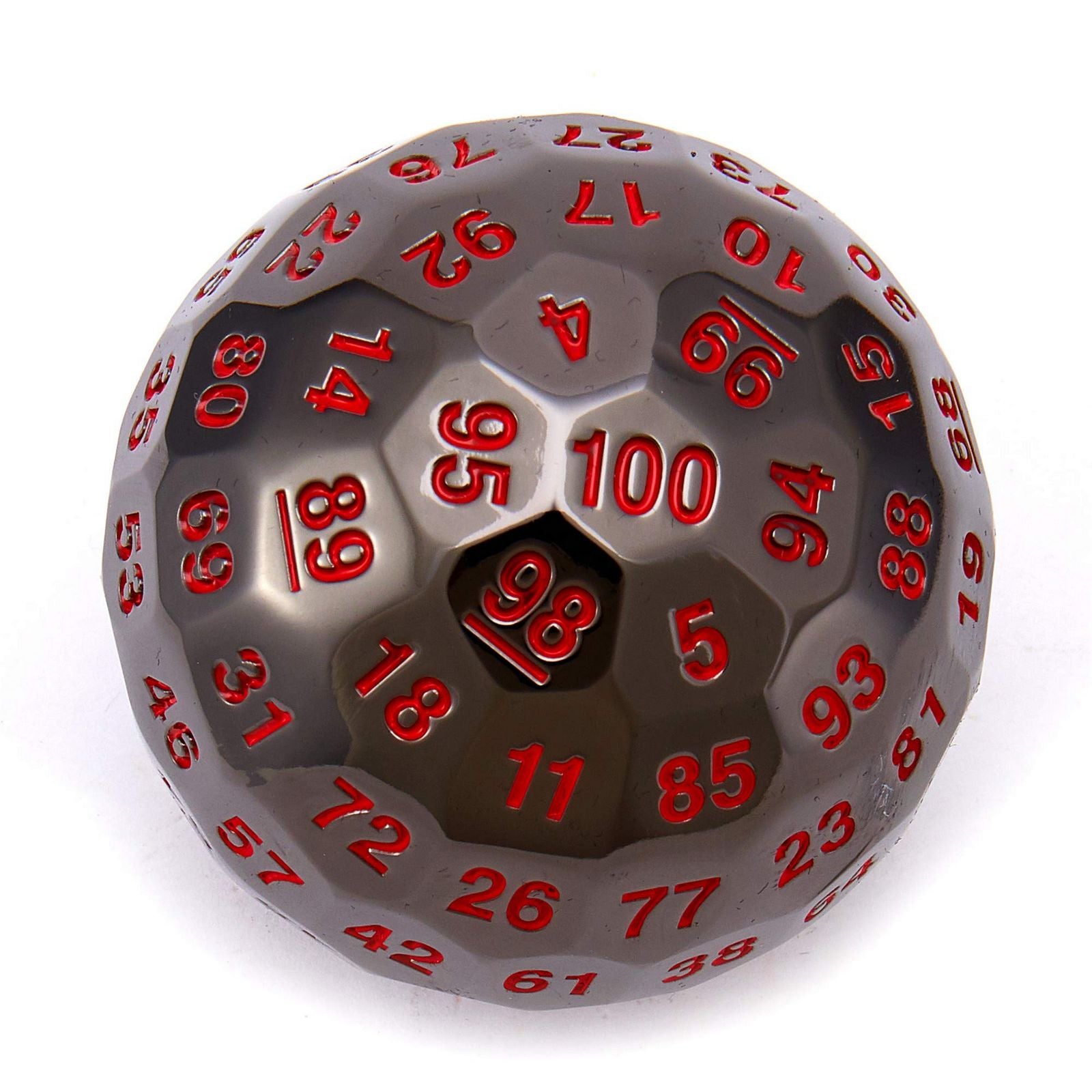 HYMGHO Titans Fist metal 100 Sided D100 die Deadly Blood color - HYMGHO Dice 