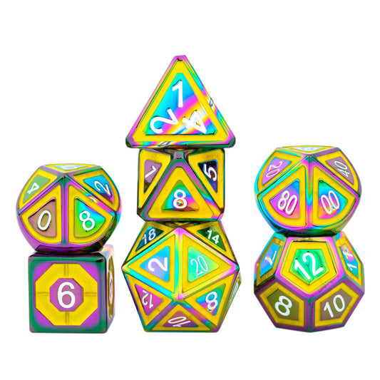 Leyline Prism 7-Die DND Polyhedral Dice Set for Role Playing Games