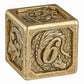 Dungeons and dragons Antique dirty Bronze Dragon Dice - HYMGHO Dice 