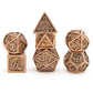 D&D Antique dirty Copper Dragon Dice set for RPG gaming - HYMGHO Dice 