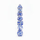 Silver royal blue solid metal dragon dice - HYMGHO Dice 