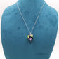 Prism Rainbow D20 dice necklace pendant with chain for D&D gamer - HYMGHO Dice 
