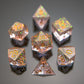 HYMGHO DND Dice Set transparent resin dice handmade Sharp Edge ice cream pink - HYMGHO Dice 