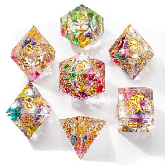 Essence of Spring Sharp Edge Dice Set