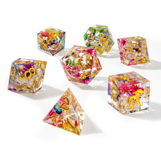 Essence of Spring Sharp Edge Dice Set