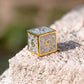 Snowflake dice set cage hollow snow white for DND RPG games - HYMGHO Dice 