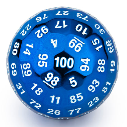 HYMGHO Titans Fist 100 Sided dice D100 die Blue Color - HYMGHO Dice 
