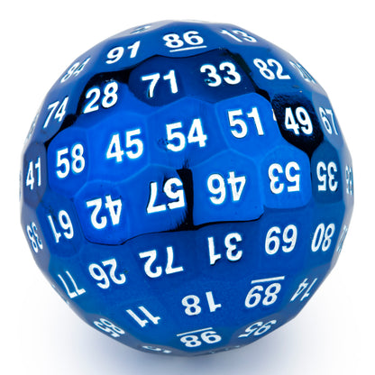 HYMGHO Titans Fist 100 Sided dice D100 die Blue Color - HYMGHO Dice 