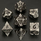 HYMGHO Morning Star Dice hollow cage Ancient Silver