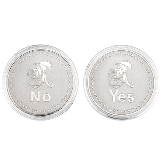 HYMGHO YES/NO Deluxe D2 coin Silver
