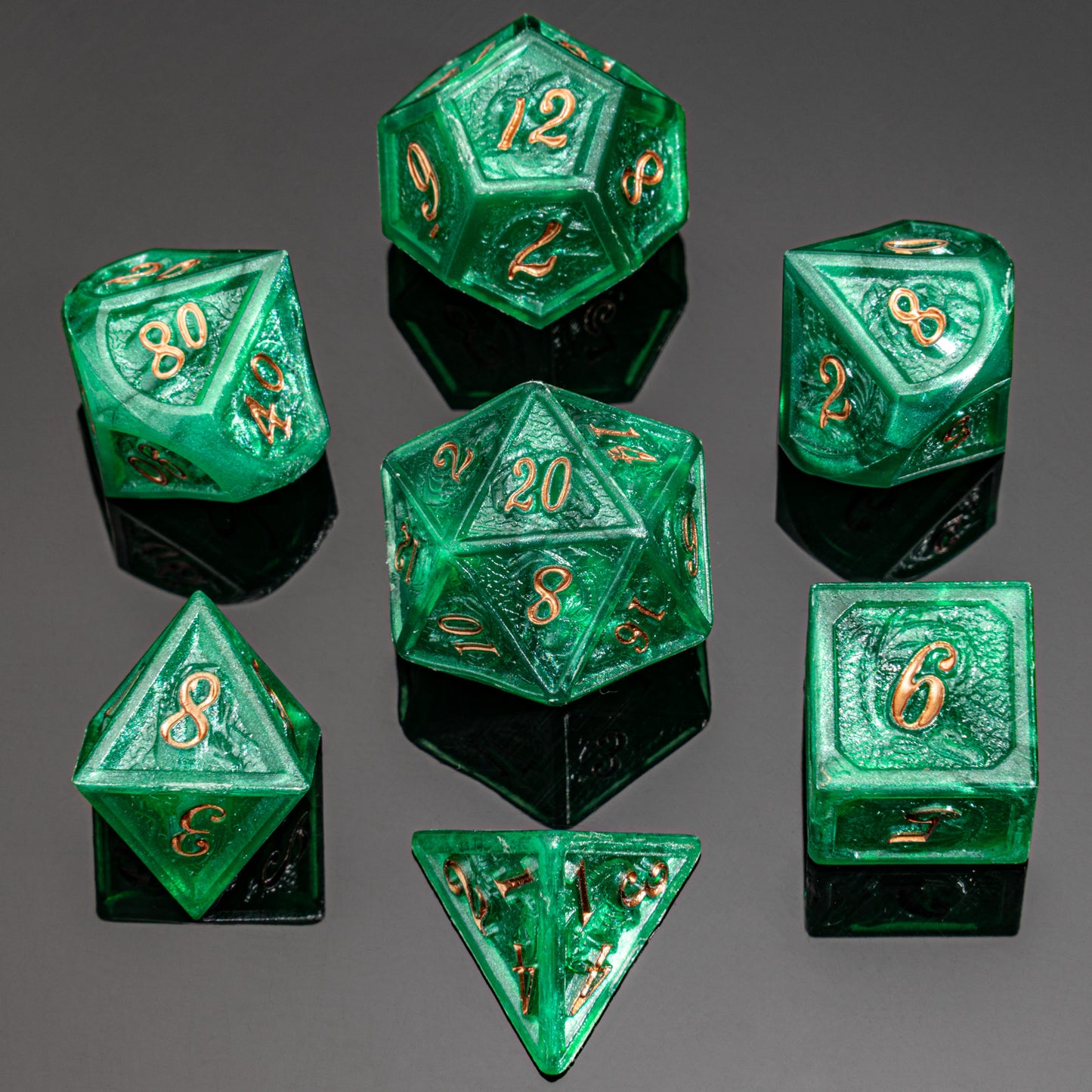 Dragon Gem Acrylic Dice Set