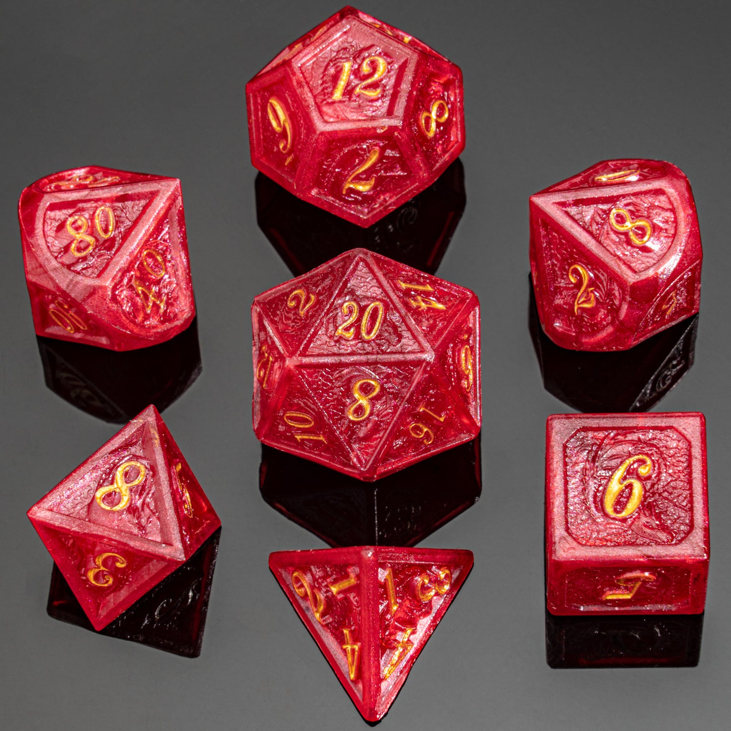 Dragon Gem Acrylic Dice Set