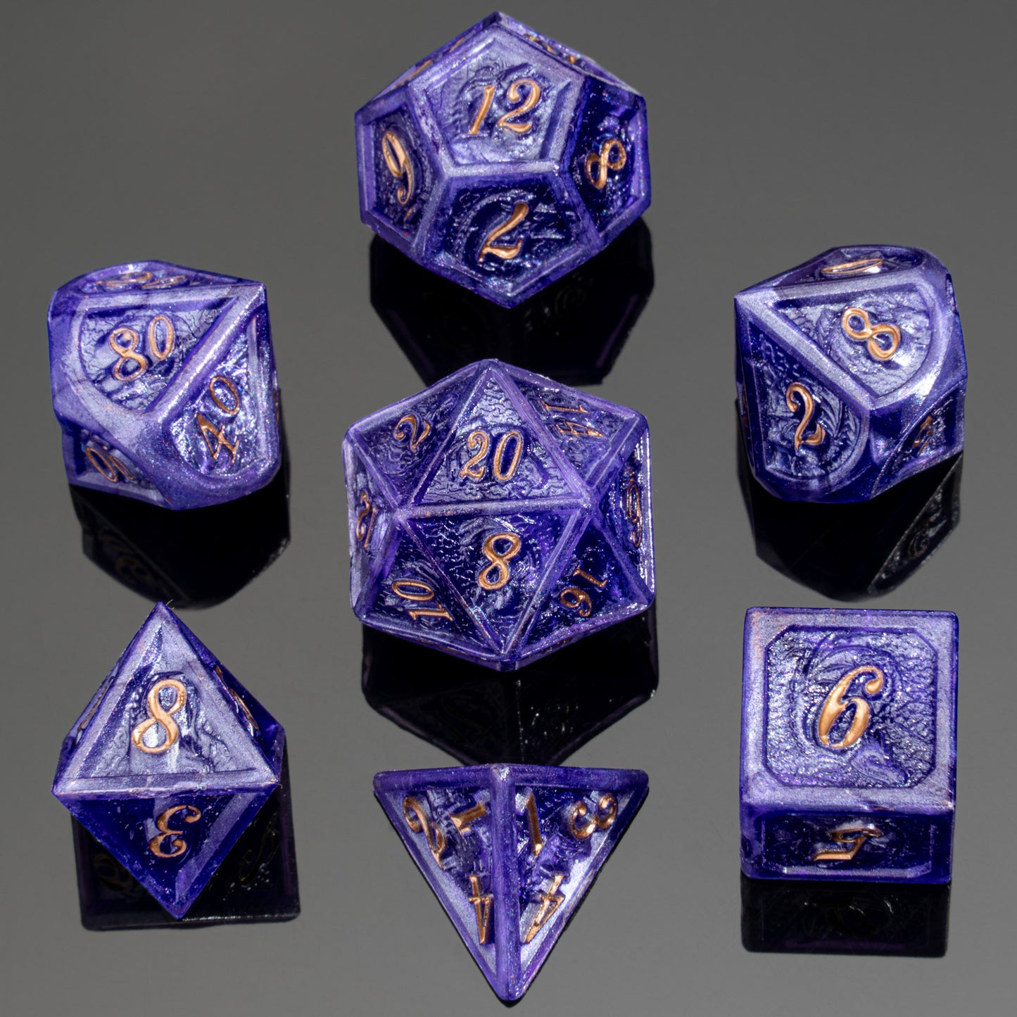 Dragon Gem Acrylic Dice Set