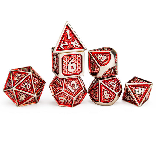 Behemoth Blood on Gun Metal Dice Set