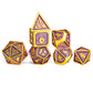 Behemoth Gold with Purple Dice Set