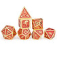 Draconis Gold With Red Dice Set