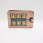 Wargamer Special set of 6 D6s Behemoth Gold w/Red and Black