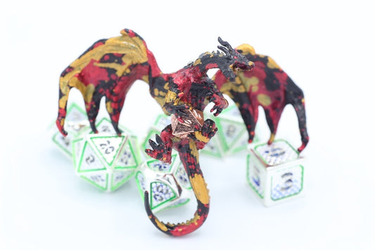 Dragon Dice Guardian with mini metal dice