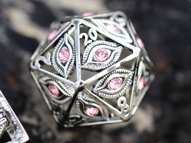 Dragon's Eye Hollow Metal D20