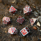 Draconis Brushed Red Dice Set