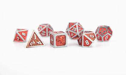 Draconis Brushed Red Dice Set
