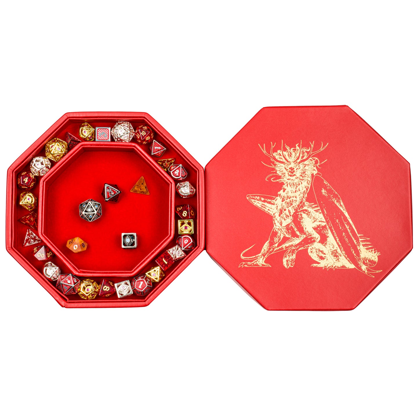 Hero's Hoard Dice Tray And Keeper- Royal Dragon