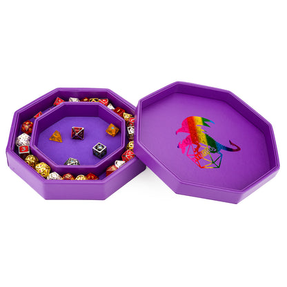 Hero's Hoard Dice Tray And Keeper- Fairy Dragon