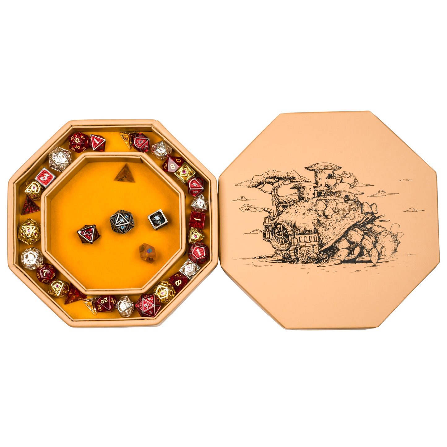 Hero's Hoard Dice Tray And Keeper-Hermit Crab