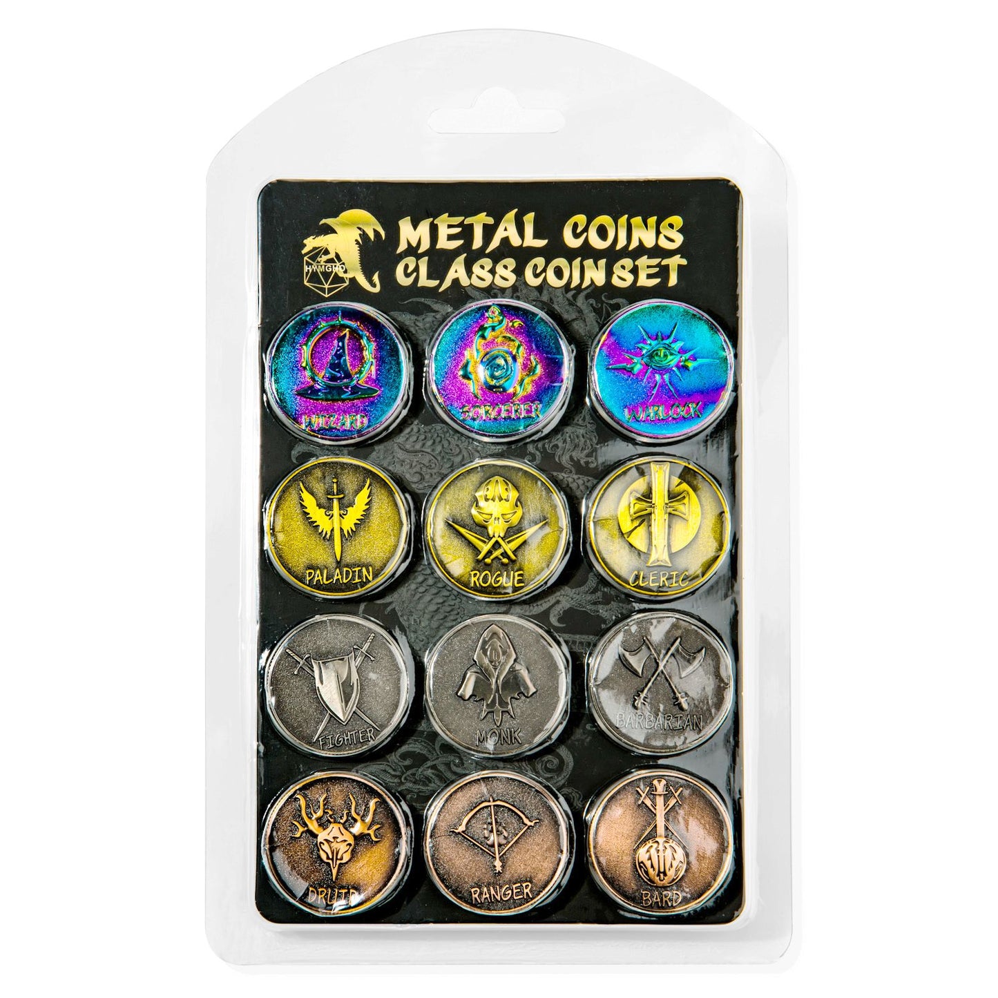 DND 5E Class Coin Set of 12