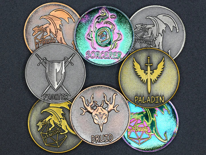 DND 5E Class Coin Set of 12