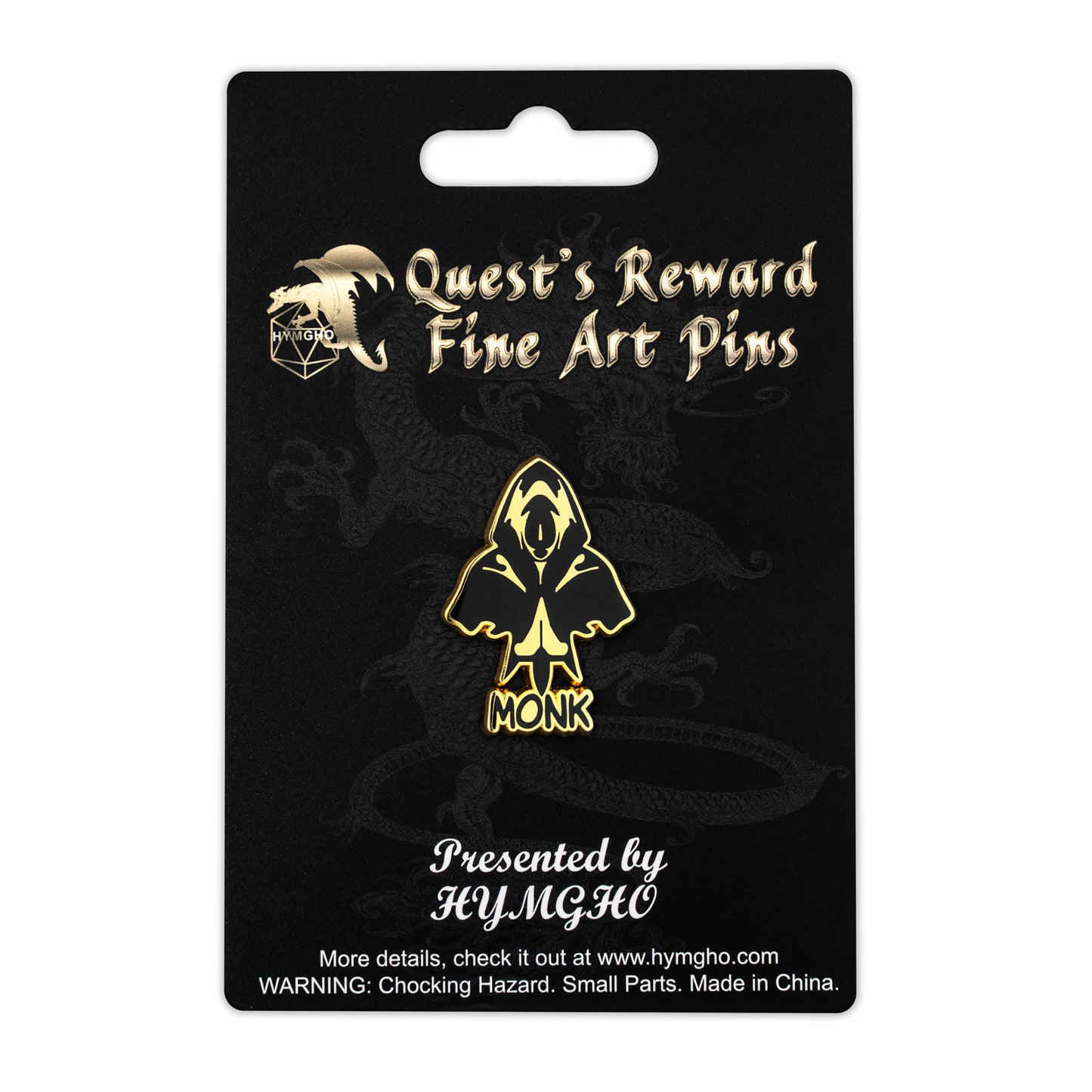 Quest's Reward Fine Art Class Pins: MONK
