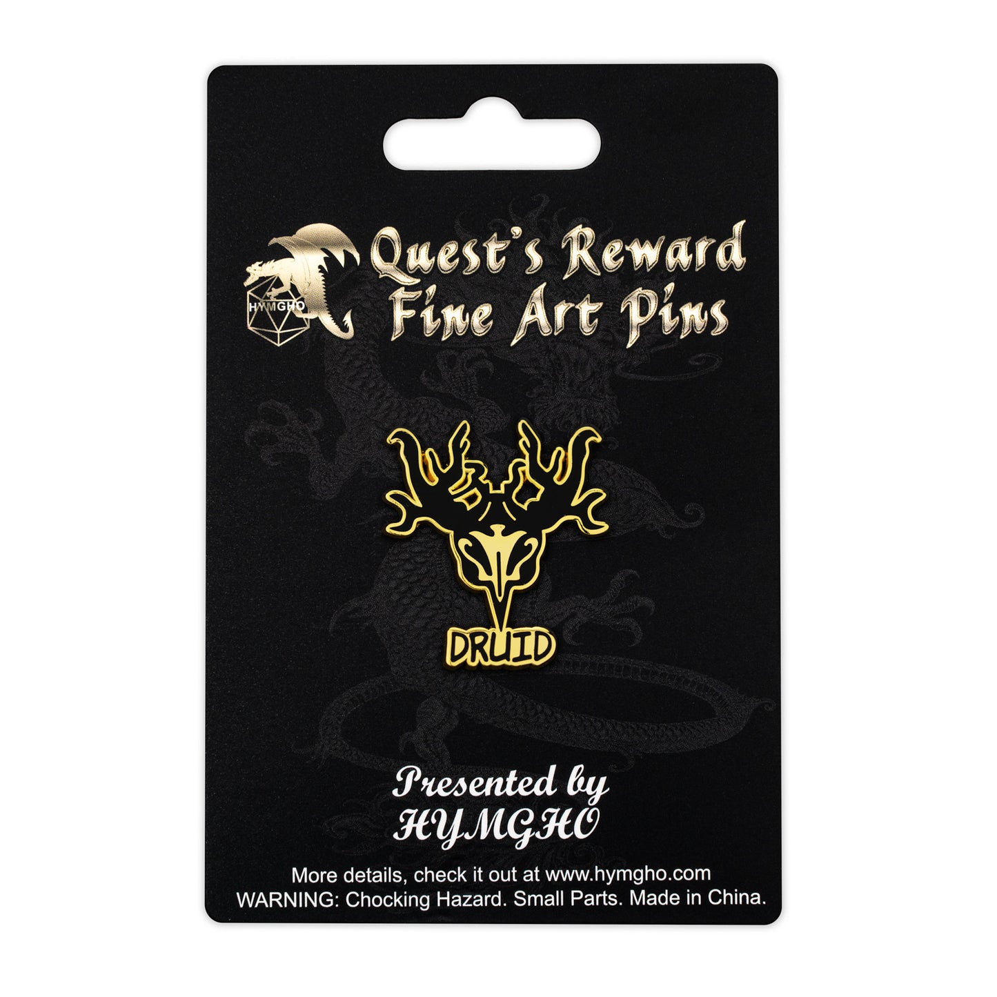 Quest's Reward Fine Art Class Pins: DRUID