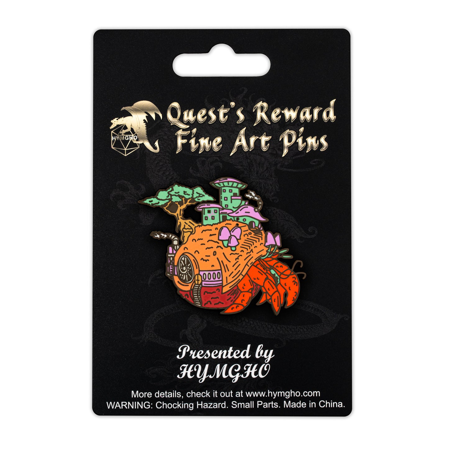 Quest's Reward Fine Art Pins: Hermit Crab