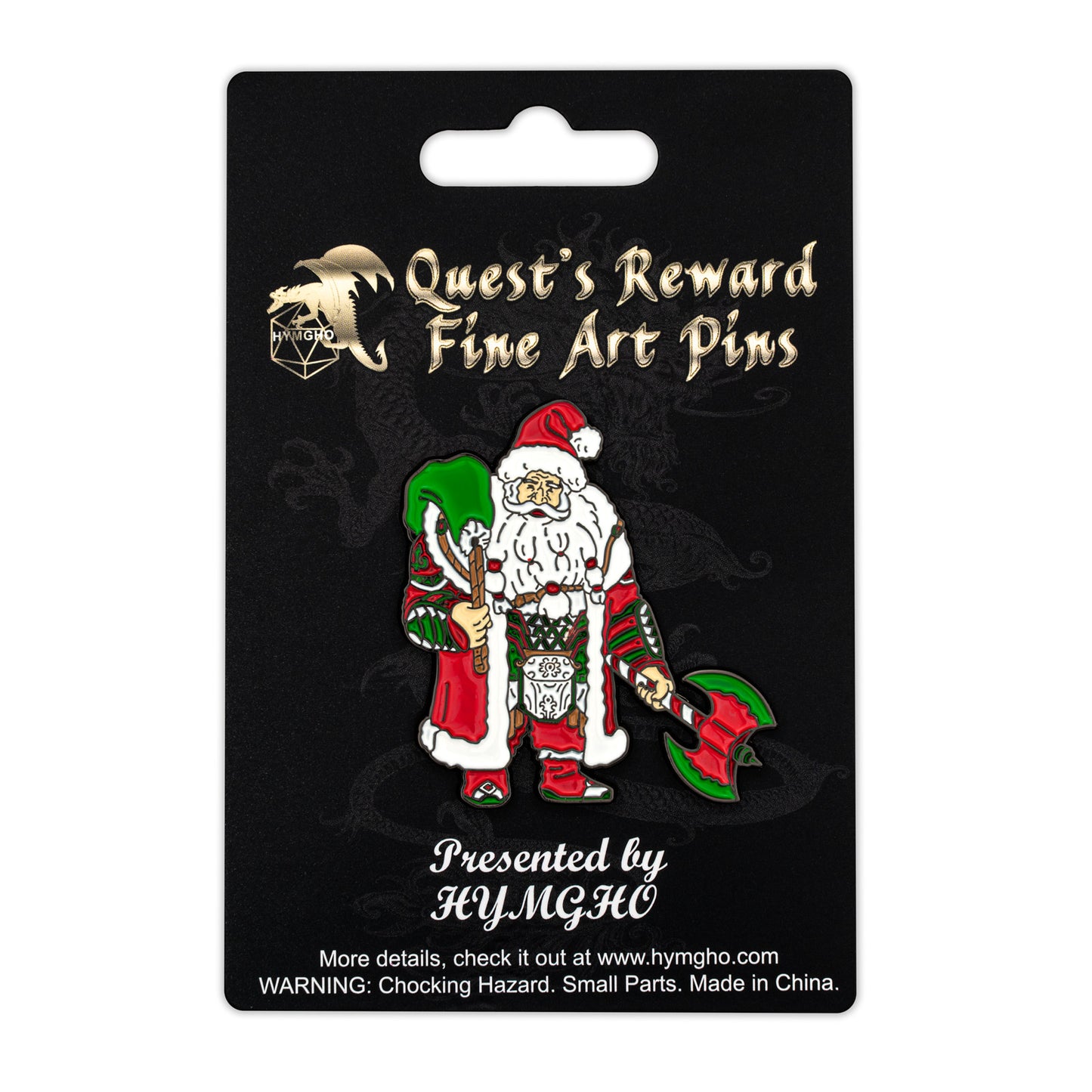Quest's Reward Fine Art Pins: Battle Santa