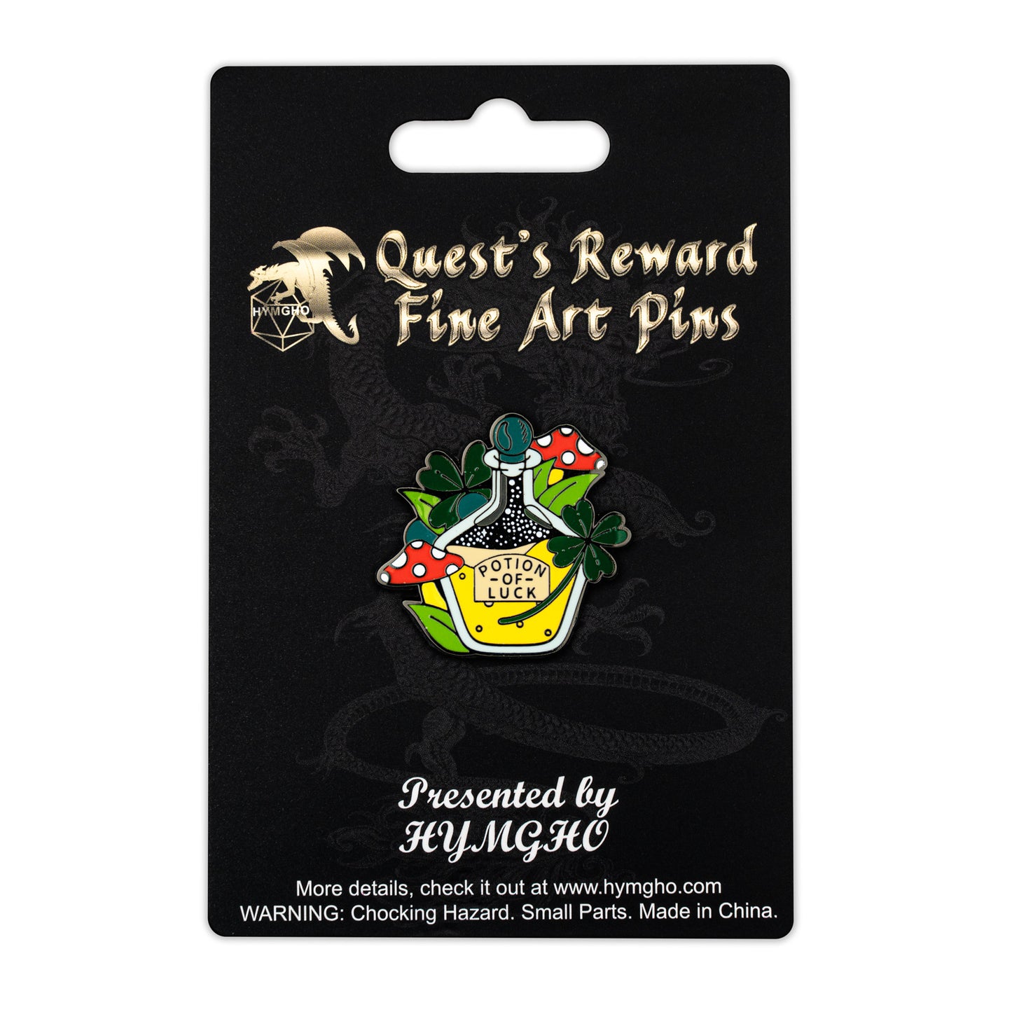 Quest's Reward Fine Art Pins: POTION OF LUCK