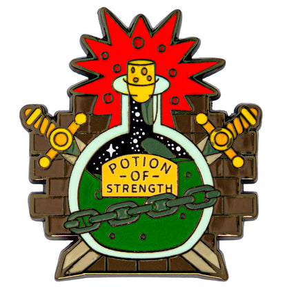 Quest's Reward Fine Art Pins: POTION OF STRENGTH
