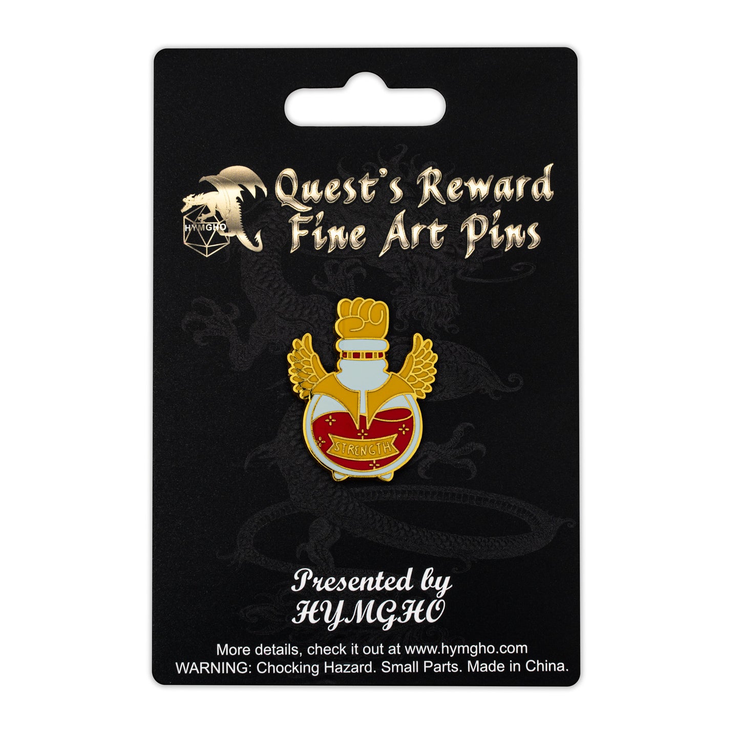 Quest's Reward Fine Art Pins: STRENGTH