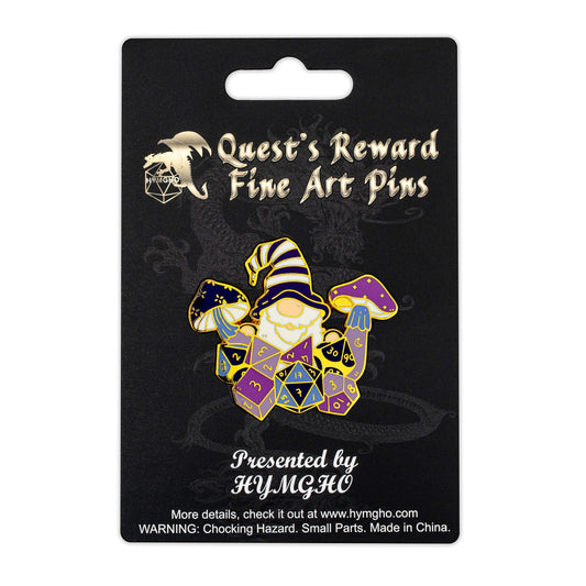 Quest's Reward Fine Art Pins: Santa with Dice