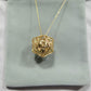 Handmade sterling silver 925 dragon dice pendant necklace for men and women - HYMGHO Dice 