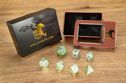 ホロー ワイバーン RPG ダイス セット ゴールド レッド/グリーン