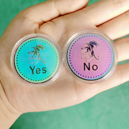 HYMGHO YES/NO デラックス D2 コイン レインボー